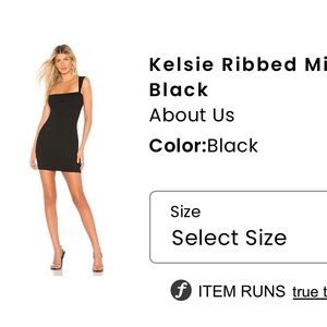 About Us Kelsie Tibbed Mini Dress